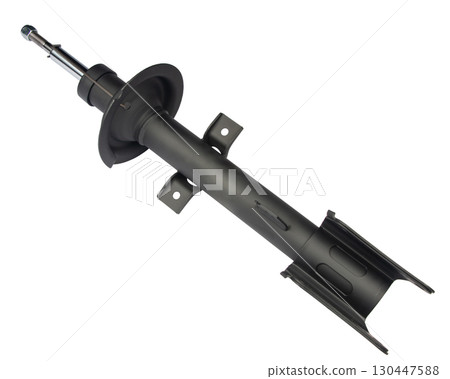 car shock absorber isolated on white background 130447588