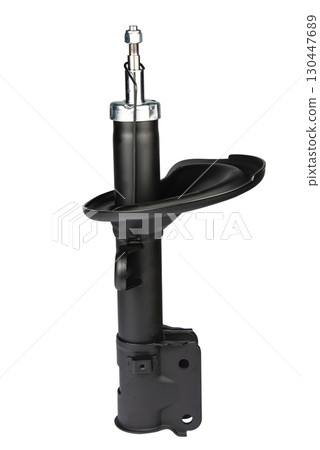 car shock absorber isolated on white background 130447689