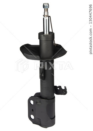 car shock absorber isolated on white background 130447696