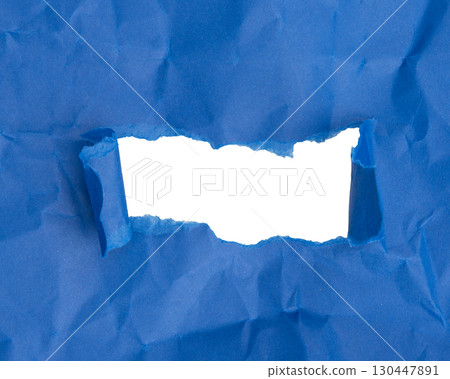 torn sheet of paper with space for text 130447891