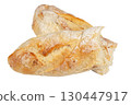 Baguette fresh, crispy isolate on a white background 130447917