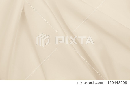 Smooth elegant golden silk or satin luxury cloth texture as wedding background. Luxurious background design. In Sepia toned. Retro style 130448908