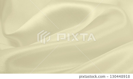 Smooth elegant golden silk or satin luxury cloth texture as wedding background. Luxurious background design. In Sepia toned. Retro style 130448918