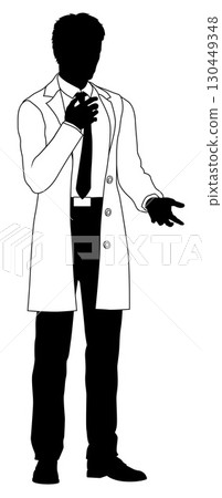 Scientist Engineer Professor Man Silhouette Person 130449348