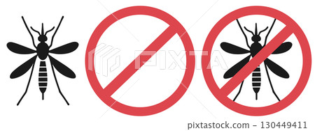 mosquito, vector, sign 130449411