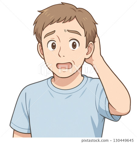 A worried man 130449645