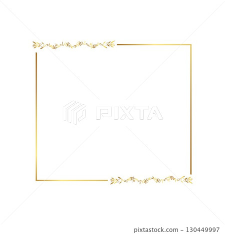 Golden warm gold border frame free vector illustration Golden warm gold border frame free vector illustration 130449997