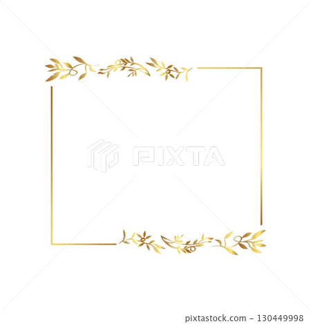 Golden warm gold border frame free vector illustration Golden warm gold border frame free vector illustration 130449998