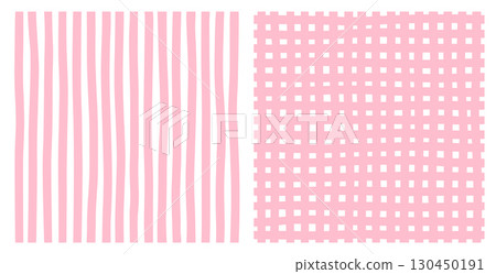 Minimalist contemporary seamless patterns with hand drawn doodle mesh and lines. Abstract trendy prints for wrapping paper, covers and fabric. Naive playful vector illustration. Minimalist contemporary seamless patterns with hand drawn doodle mesh and lines. Abstract trendy prints for wrapping paper, covers and fabric. Naive playful vector illustration. 130450191