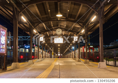 日本車站大樓 JR九州門司港車站夜景 130450206