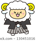 New Year's Year of the Sheep Japanese Clothing Sheep Happy Sheep Character 130451016