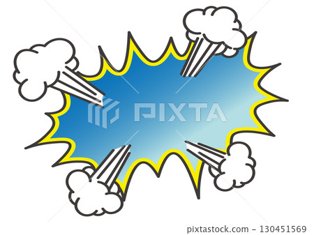 American comic style speech bubble 130451569