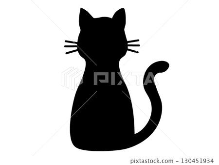 Cat silhouette 130451934
