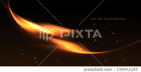 Abstract sparkle flame concept on dark background. Abstract sparkle flame concept on dark background. 130452293