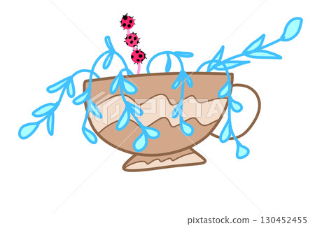 Ladybug Flower 130452455