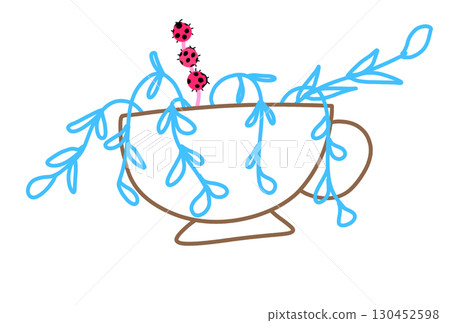 Ladybug Flower 130452598