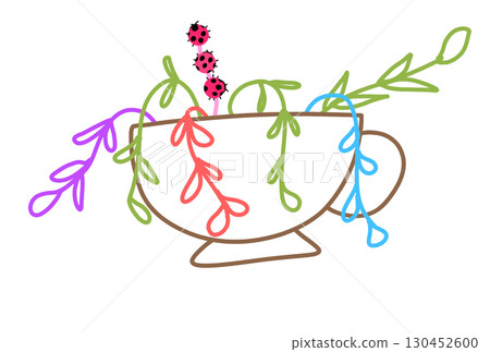 Ladybug Flower 130452600