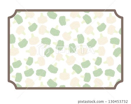 Broccoli frame 130453732