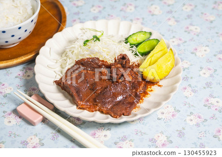 烤肉牛裡肌 130455923