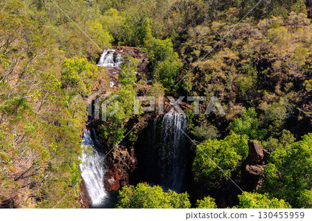 Beautiful Florence Falls in the wilderness of Litchfield, Northern Territory, Australia 130455959
