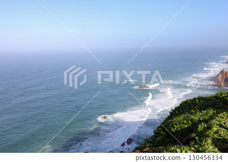 Landscape of Cabo da Roca is landmark in portugal Landscape of Cabo da Roca is landmark in portugal 130456334