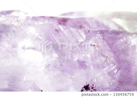 Beautiful close up of quartz crystal rock shard with reflective rainbow spiritual light Beautiful close up of quartz crystal rock shard with reflective rainbow spiritual light 130456759