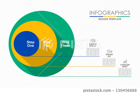 Infographic design template with place for your data. Vector illustration. 130456888