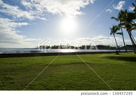 Kailua-Kona sunset viewing area Kailua-Kona sunset viewing area 130457295