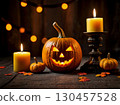 Glowing Pumpkin 130457528
