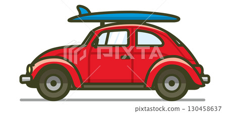 輕型車輛插圖(貨車廣告、選舉車) 輕型車輛插圖(貨車廣告、選舉車) 130458637