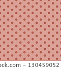 Retro and cute pink polka dot background material illustration 130459052
