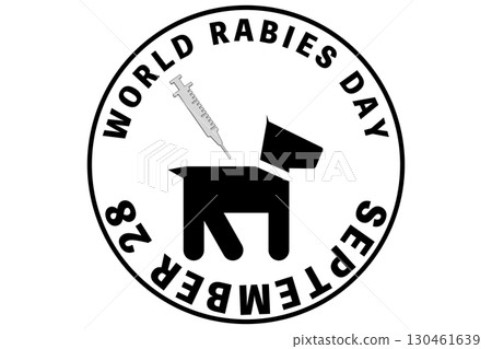 世界狂犬病日 9月28日週年紀念日 130461639