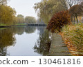water channel in the park 130461816