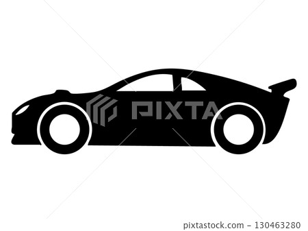 跑車的透明輪廓 跑車的透明輪廓 130463280