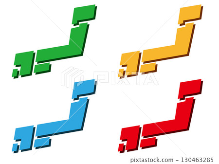可愛的日本列島套裝 130463285