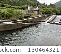 日本河流中的魚梯和堰：螺旋形、階梯形和正面式 130464321