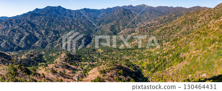 太鼓岩、屋久島、阿爾卑斯山近海的全景（春季） 130464431