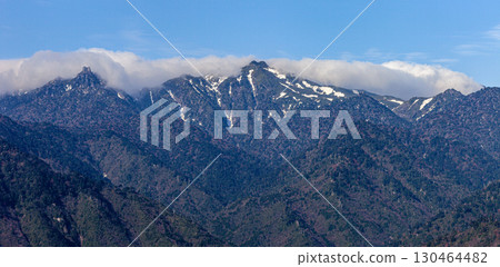 Yakushima World Natural Heritage Site, Miyanouradake, one of Japan's 100 famous mountains (winter) 130464482