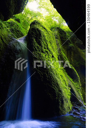 Moss leaf waterfall Moss leaf waterfall 130464599
