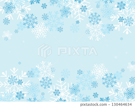 Snowflake background_vector illustration 130464634