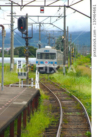 從弘南鐵道弘南線新里站（弘南鐵道7000系列）車窗看到的景色 130464661