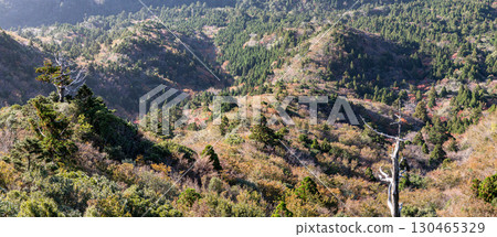Panorama from Taiko Rock, Yakushima National Park (Autumn) 130465329