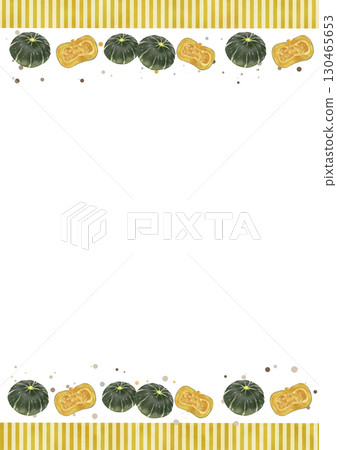 南瓜框條紋框(垂直) 南瓜框條紋框(垂直) 130465653