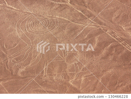 Nazca Lines, Peru, South America, Monkey Nazca Lines, Peru, South America, Monkey 130466228