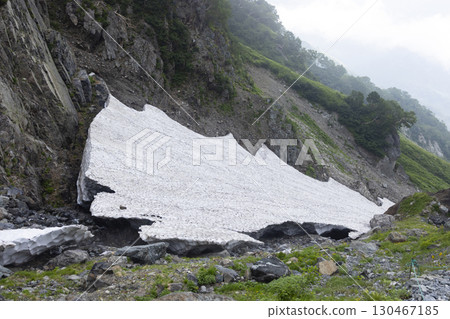 The Oyukikei route from Sarukura to Mt. Shirouma 130467185