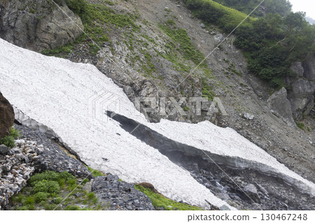 The Oyukikei route from Sarukura to Mt. Shirouma The Oyukikei route from Sarukura to Mt. Shirouma 130467248
