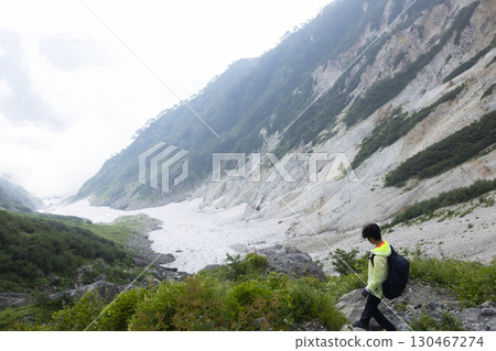 The Oyukikei route from Sarukura to Mt. Shirouma 130467274