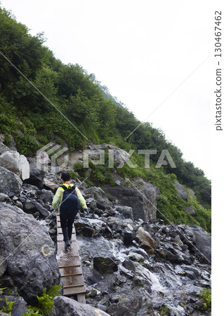 從猿倉到白馬山的大雪溪路線 130467462