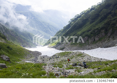 從猿倉到白馬山的大雪溪路線 130467464