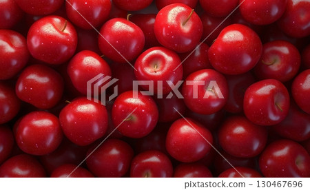 Red apple fruit pattern organic real food agriculture environment background Red apple fruit pattern organic real food agriculture environment background 130467696